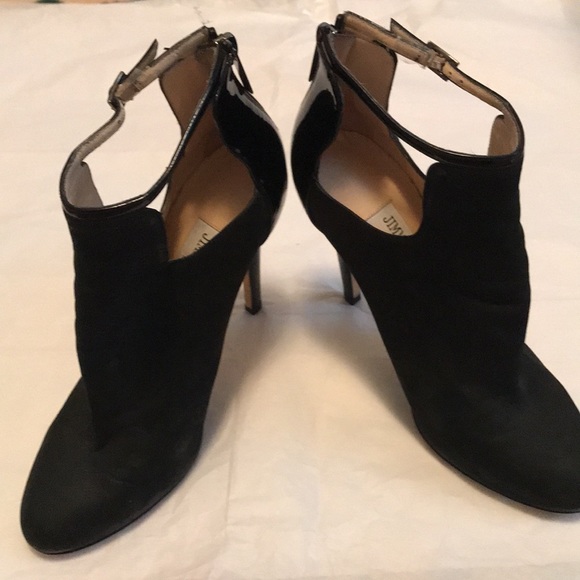 Jimmy Choo Livid Suede Black Ankle Boot sz. 8.5/38.5
